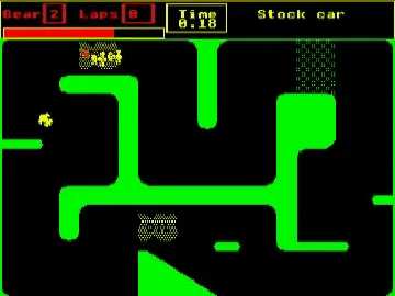 Stock Car (1983)(Micro Power) screen shot game playing